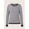 EQL Women's Snaffle Stripe Sweater - Black/White Herringbone